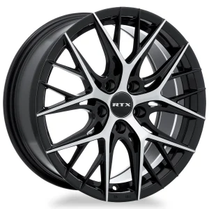 RTX Wheels – Valkyrie – Black – 17″x7.5″ 38mm – Summer Wheels – 082994